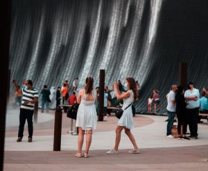 Visitors at Dubai Expo 2020