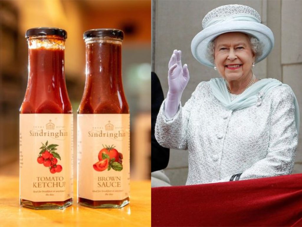 Queen Elizabeth II jumps into food business, launches ketchup, brown sauce