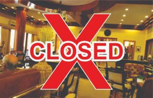 Restaurants closed