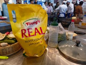 Young's products being used at COTHM’s inter-campuses cooking competitions held at Iftech Exhibition, Expo Center Lahore