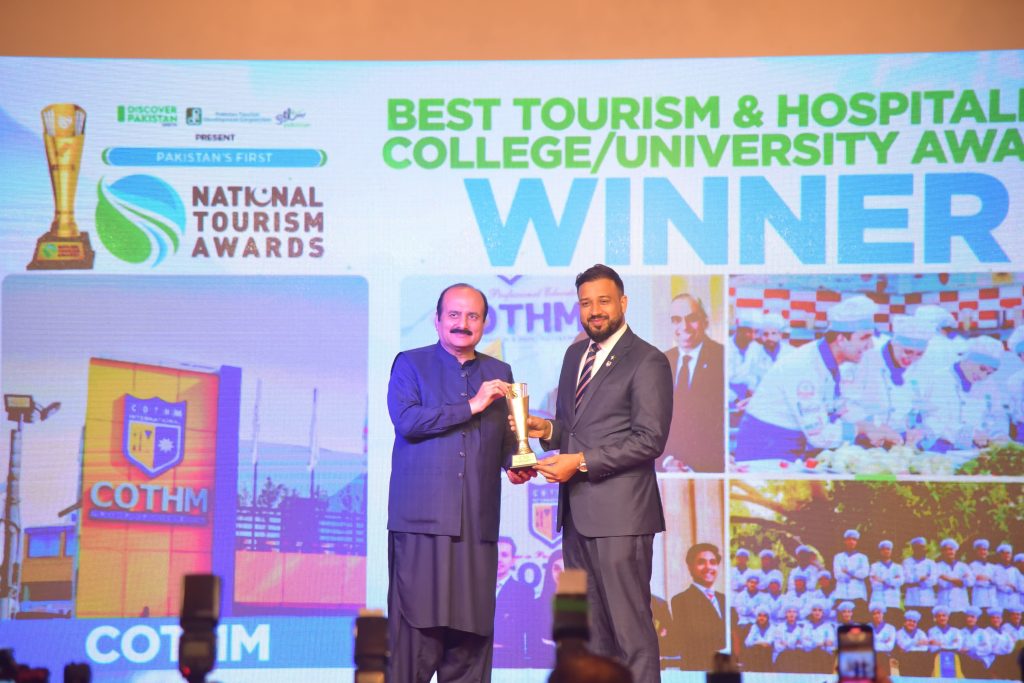 COTHM receives ‘Best Tourism & Hospitality College/University Award’ at National Tourism Awards 2024